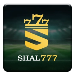 SHAL777 Logo with Football field background