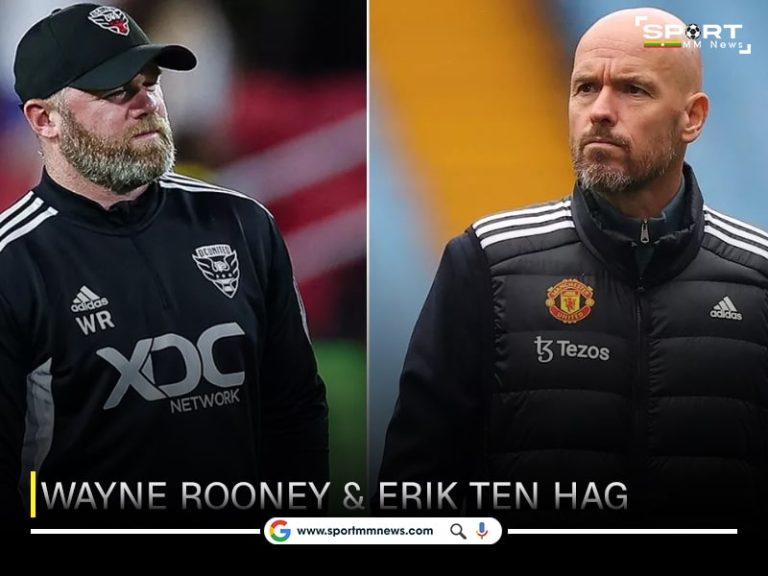 Wayne Rooney with Ten Hag